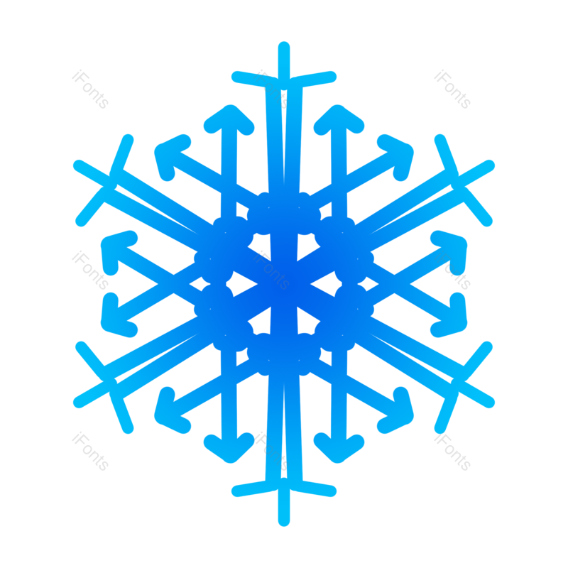 雪花图片,手绘雪花元素,PNG,免抠素材